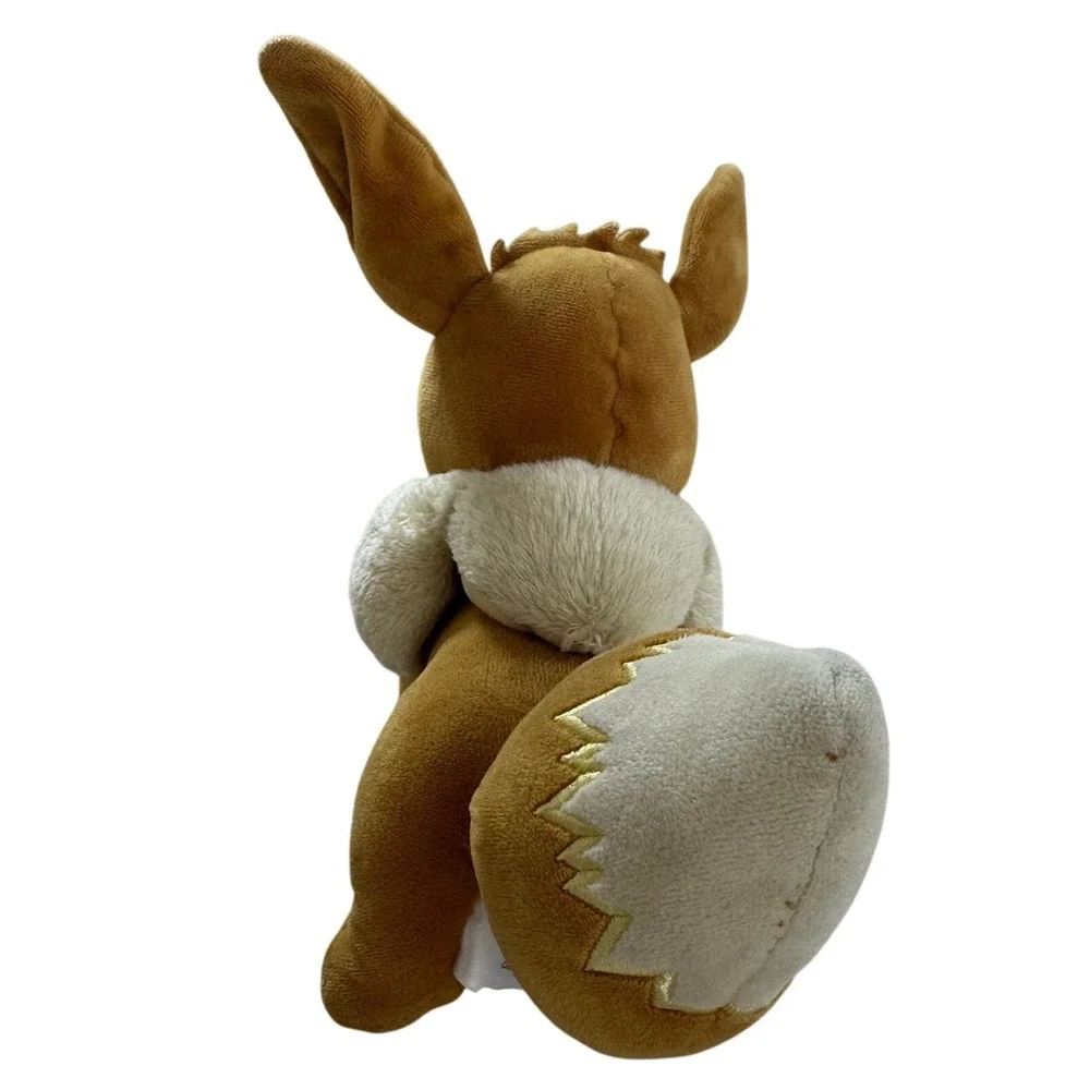 Pokemon Eevee Plush 10 Inch Stuffed Animal Toy 2024 Nintendo Game Freak Brown